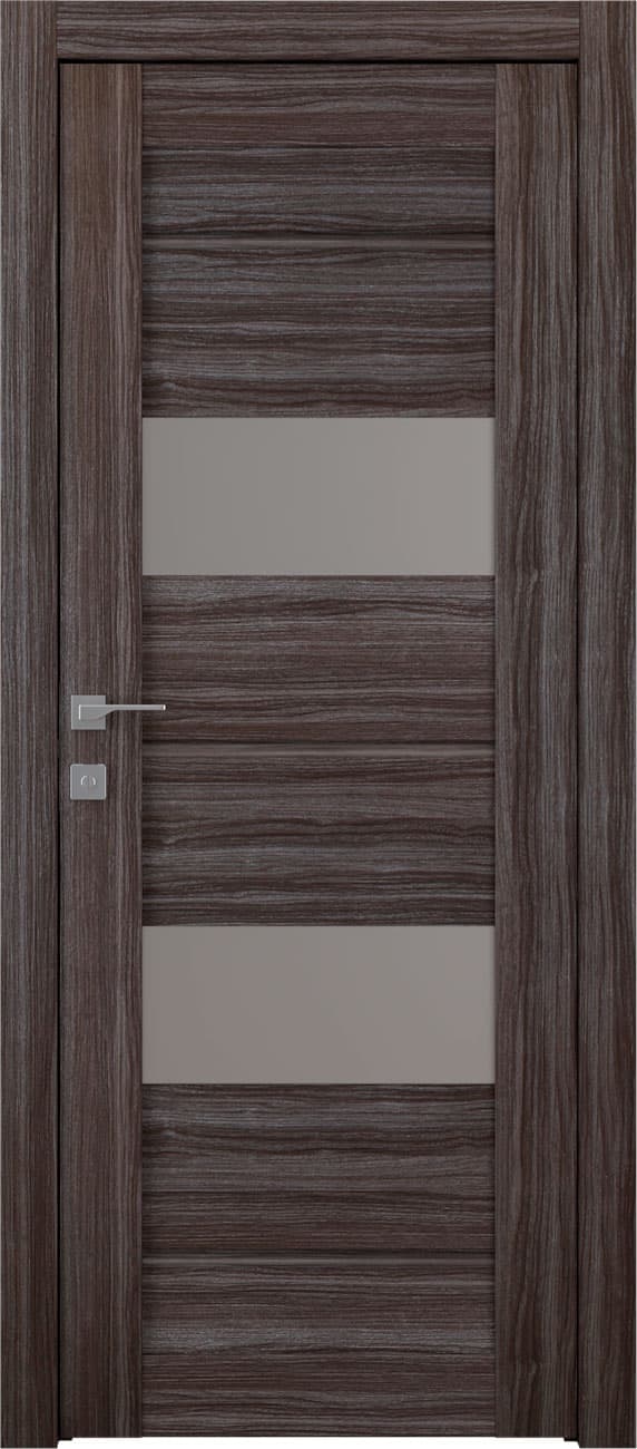 VITA VETRO GRAY OAK SWING BELLDINNI MODERN INTERIOR DOOR