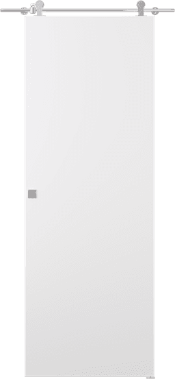 OPTIMA SNOW WHITE DOUBLE BARN BELLDINNI MODERN INTERIOR DOOR - 1