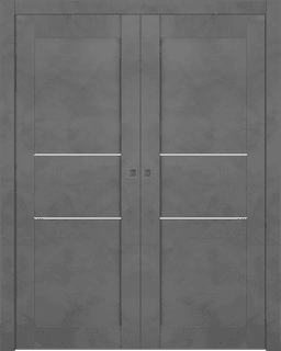 AVON 07 2H DARK URBAN DOUBLE POCKET BELLDINNI MODERN INTERIOR DOOR - 1