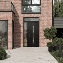 Modern Steel Front Door Diamond A4 - 6
