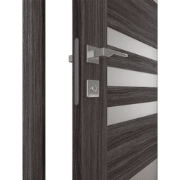 LETI VETRO GRAY OAK SWING BELLDINNI MODERN INTERIOR DOOR - 4