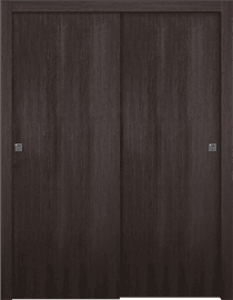 OPTIMA 2U VERALINGA OAK BYPASS DOORS BELLDINNI MODERN INTERIOR DOOR - 1