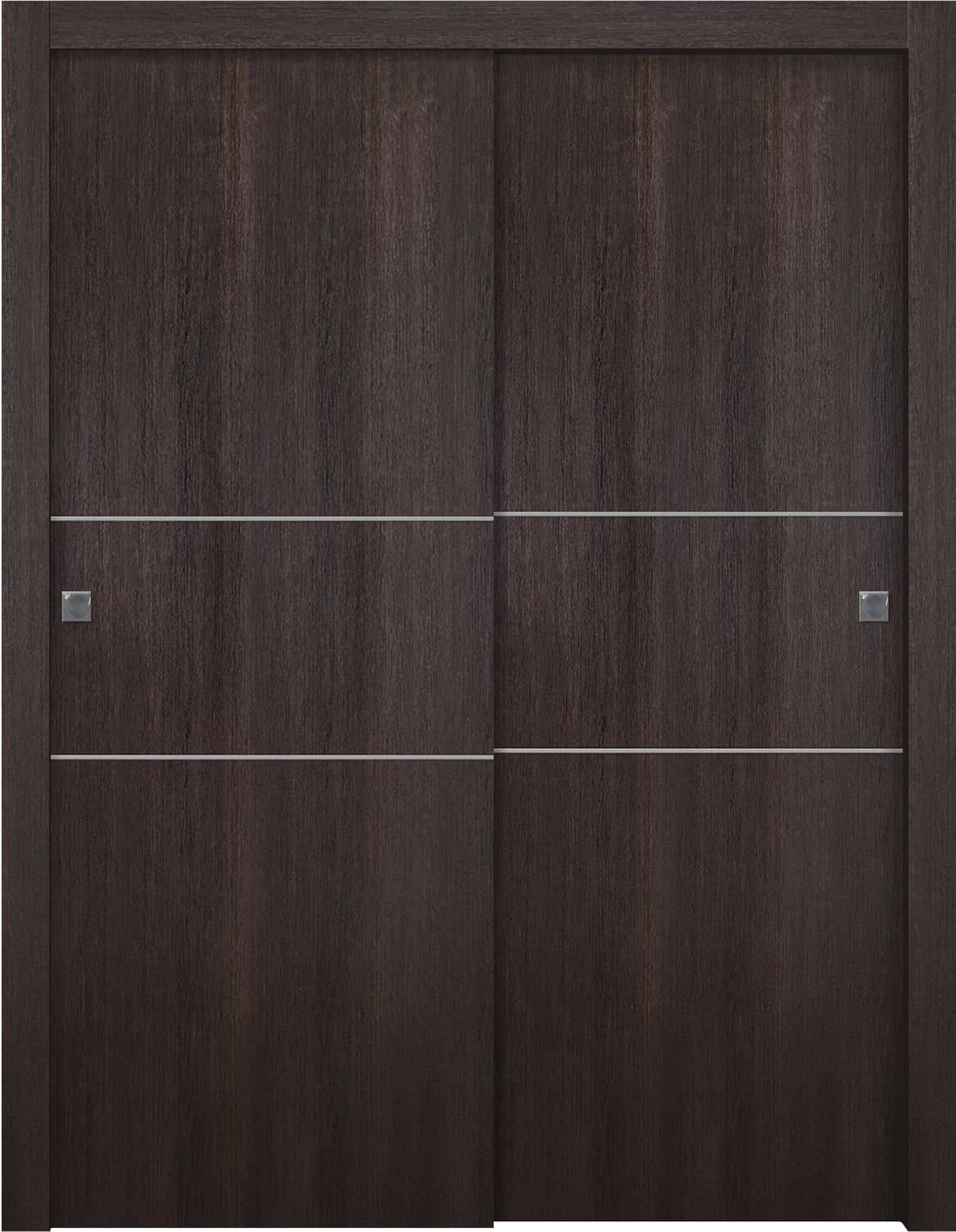 OPTIMA 2H VERALINGA OAK BYPASS BELLDINNI MODERN INTERIOR DOOR - 1