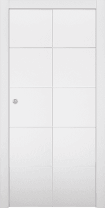 ARVIKA POLAR WHITE BI-FOLD BELLDINNI MODERN INTERIOR DOOR - 1