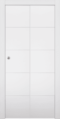 ARVIKA POLAR WHITE BI-FOLD BELLDINNI MODERN INTERIOR DOOR - 1