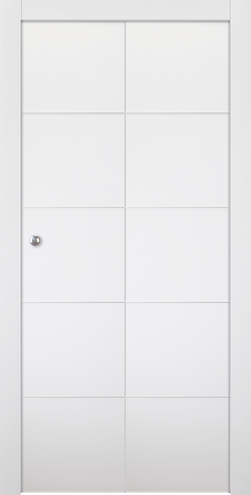 ARVIKA POLAR WHITE BI-FOLD BELLDINNI MODERN INTERIOR DOOR