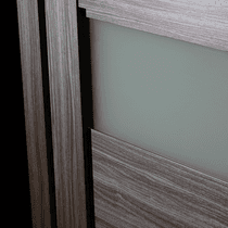 EDNA VETRO GRAY OAK DOUBLE BARN BELLDINNI MODERN INTERIOR DOOR - 7