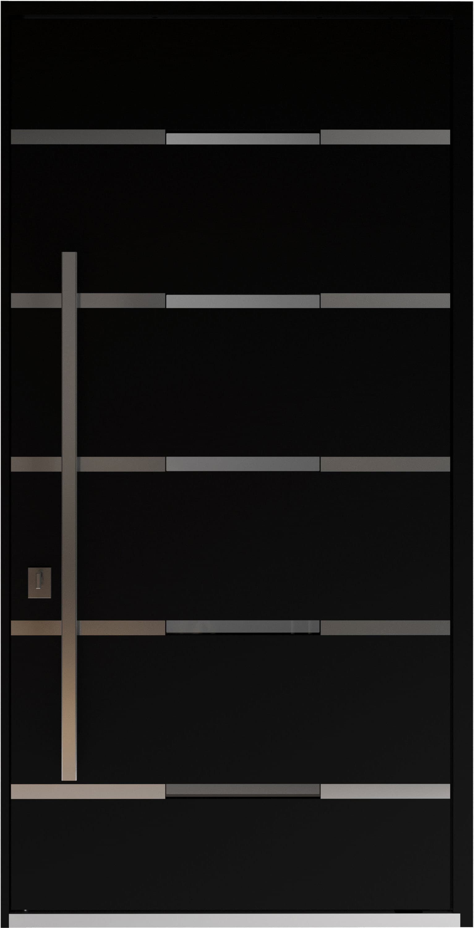 Single pivot metal-aluminum modern exterior door Axis 1115 - 2