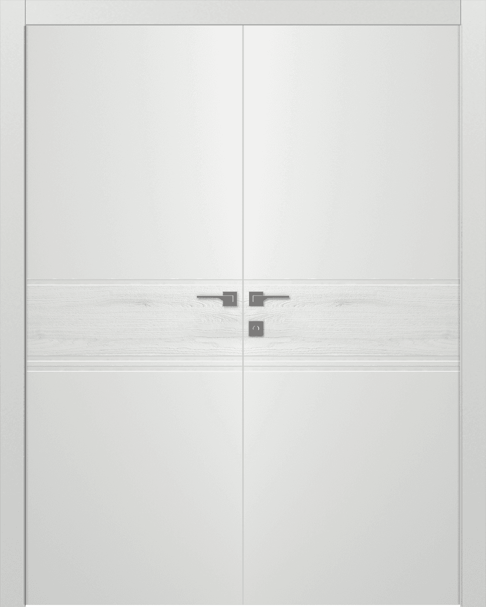 TWINWOOD 2 POLAR WHITE CLOSET BELLDINNI MODERN INTERIOR DOOR - 1