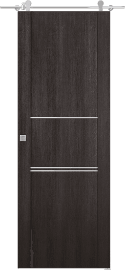 AVON 01 3H VERALINGA OAK DOUBLE BARN BELLDINNI MODERN INTERIOR DOOR - 1