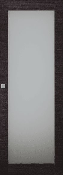AVANTI 207 VETRO BLACK APRICOT MAGIC BELLDINNI MODERN INTERIOR DOOR - 1