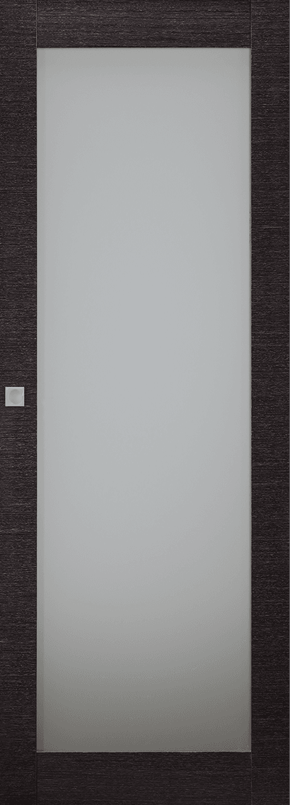 AVANTI 207 VETRO BLACK APRICOT MAGIC BELLDINNI MODERN INTERIOR DOOR - 1