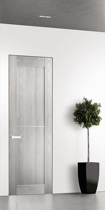 AVON 07 1H RIBEIRA ASH INVISIBLE METAL FRAME BELLDINNI MODERN INTERIOR DOOR - 1