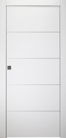 PALLADIO 4H BIANCO NOBLE POCKET BELLDINNI MODERN INTERIOR DOOR - 1