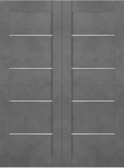 AVON 07 4H DARK URBAN DOUBLE BI-FOLD BELLDINNI MODERN INTERIOR DOOR - 3