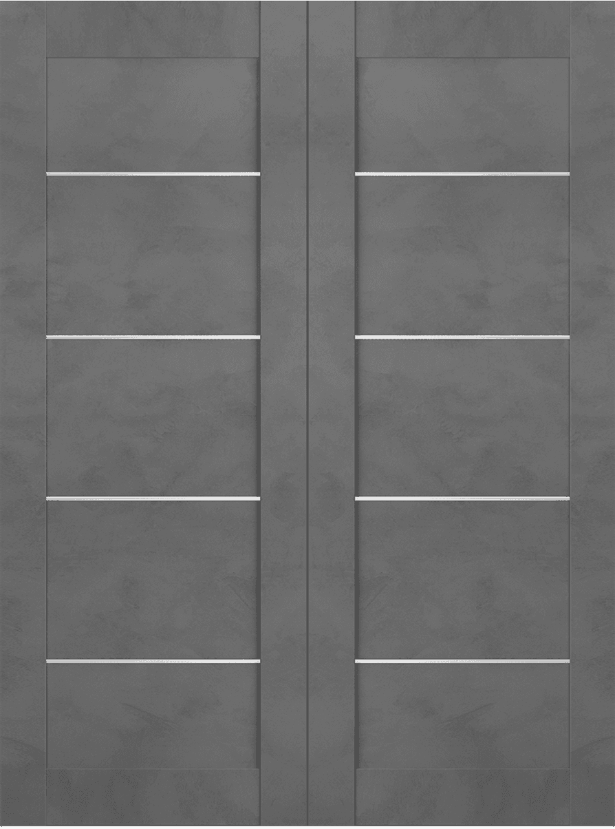 AVON 07 4H DARK URBAN DOUBLE BI-FOLD BELLDINNI MODERN INTERIOR DOOR - 3