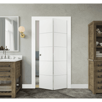 OPTIMA 4H SNOW WHITE BI-FOLD BELLDINNI MODERN INTERIOR DOOR - 2