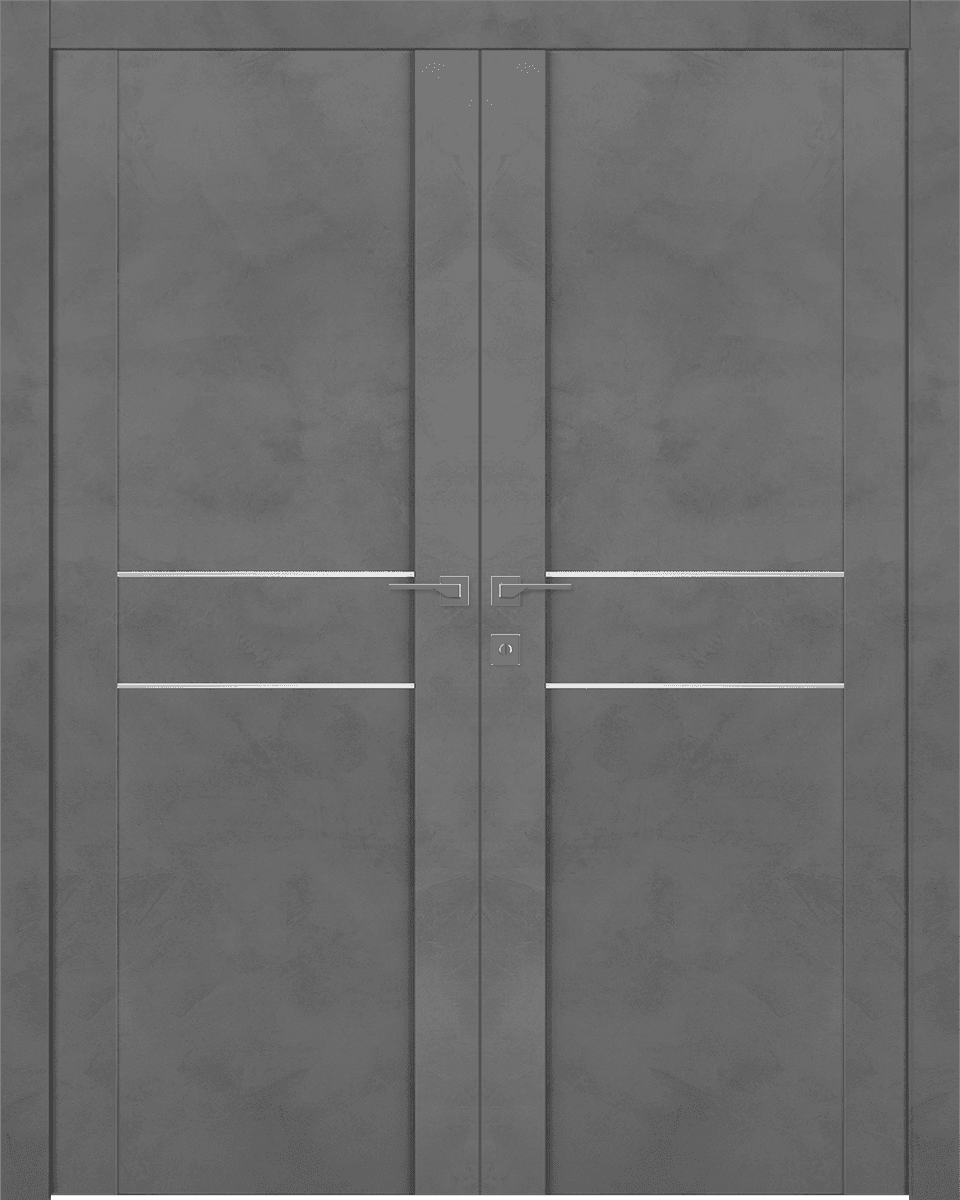 AVON 01 2HN DARK URBAN DOUBLE BELLDINNI MODERN INTERIOR DOOR - 1