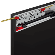 AVANTI 2H BLACK APRICOT DOUBLE MAGIC BELLDINNI MODERN INTERIOR DOOR - 4