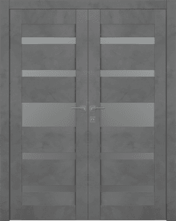 AVON 07-05 VETRO DARK URBAN CLOSET BELLDINNI MODERN INTERIOR DOOR - 1