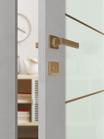 AVON 202 4H GOLD STRIPS VETRO LIGHT URBAN DOUBLE DOORS BELLDINNI MODERN INTERIOR DOOR - 3