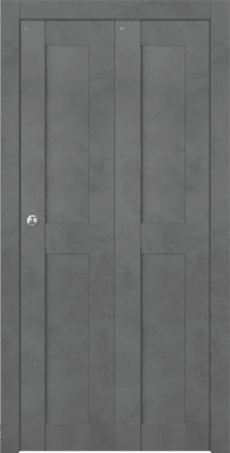 AVON 07 RN DARK URBAN DOUBLE BI-FOLD BELLDINNI MODERN INTERIOR DOOR - 1