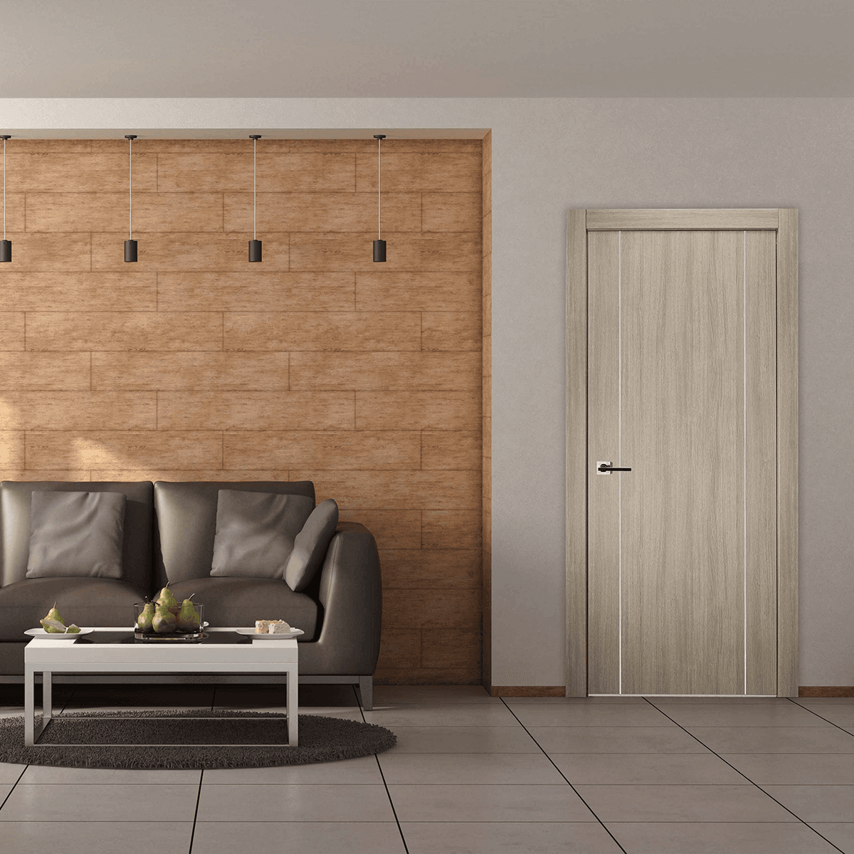 OPTIMA 2U SHAMBOR INVISIBLE METAL FRAME BELLDINNI MODERN INTERIOR DOOR - 3