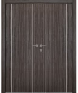 UNICA 2U GRAY OAK CLOSET BELLDINNI MODERN INTERIOR DOOR - 1