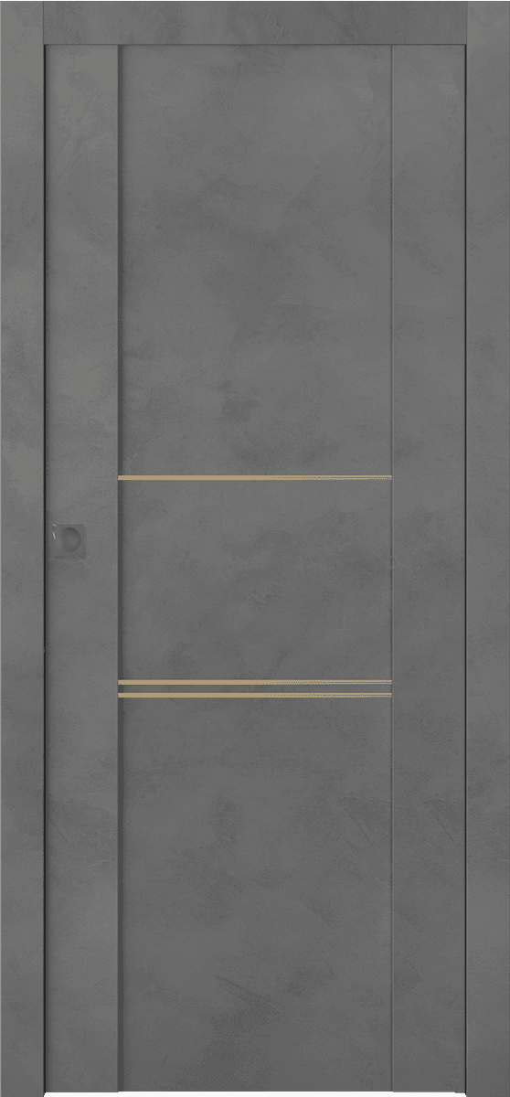  AVON 01 3H GOLD DARK URBAN POCKET DOORS BELLDINNI MODERN INTERIOR DOOR - 1