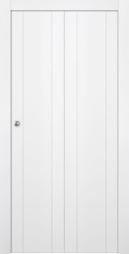 PALLADIO 2U BIANCO NOBLE BI-FOLD BELLDINNI MODERN INTERIOR DOOR - 1