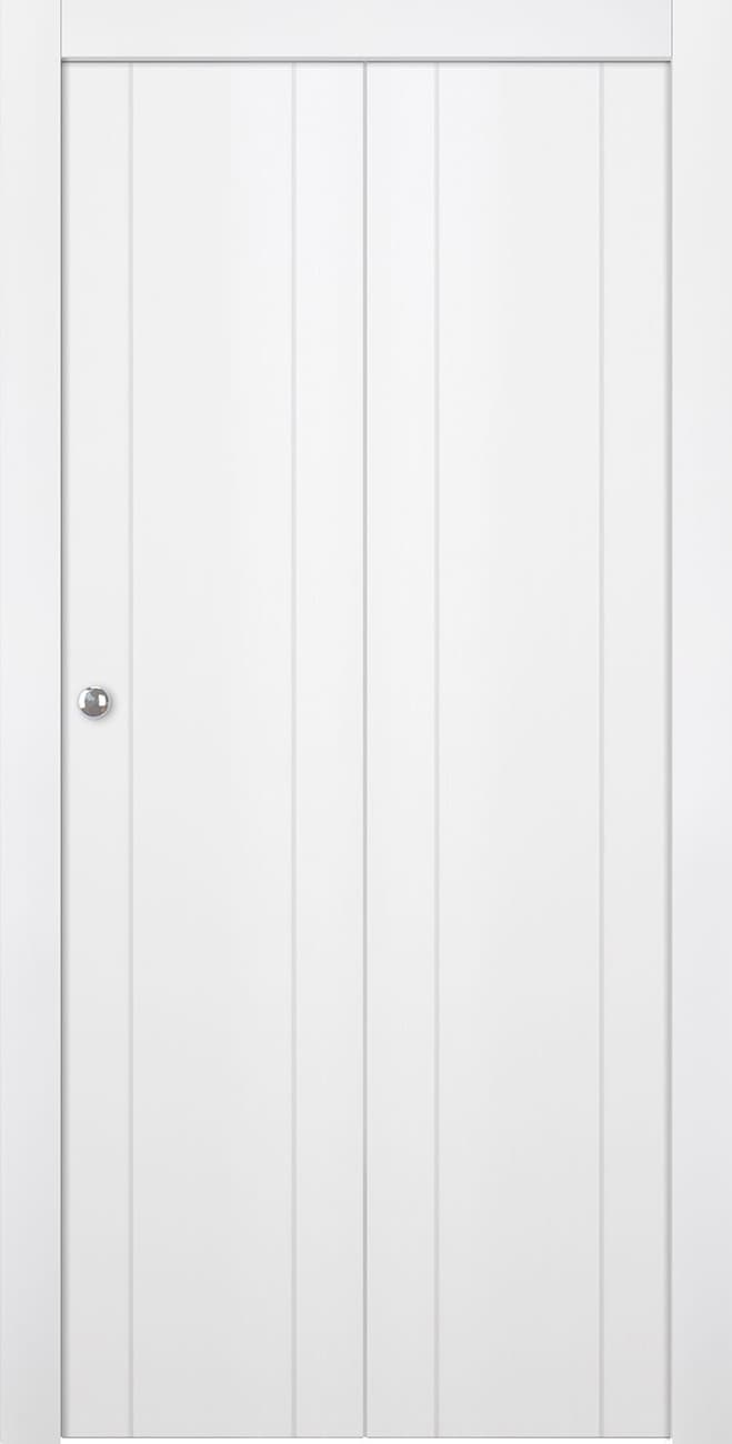 PALLADIO 2U BIANCO NOBLE BI-FOLD BELLDINNI MODERN INTERIOR DOOR - 1