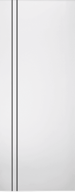 SMART PRO 2V BLACK POLAR WHITE SLAB DOORS BELLDINNI MODERN INTERIOR DOOR - 1