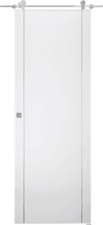 OPTIMA 2U SNOW WHITE BARN BELLDINNI MODERN INTERIOR DOOR - 1