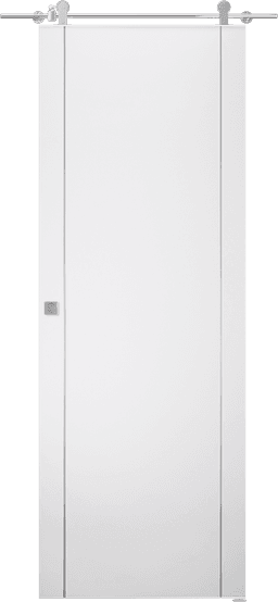 OPTIMA 2U SNOW WHITE BARN BELLDINNI MODERN INTERIOR DOOR - 1