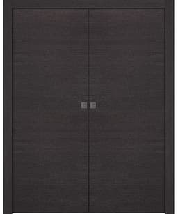 AVANTI BLACK APRICOT DOUBLE POCKET BELLDINNI MODERN INTERIOR DOOR - 1