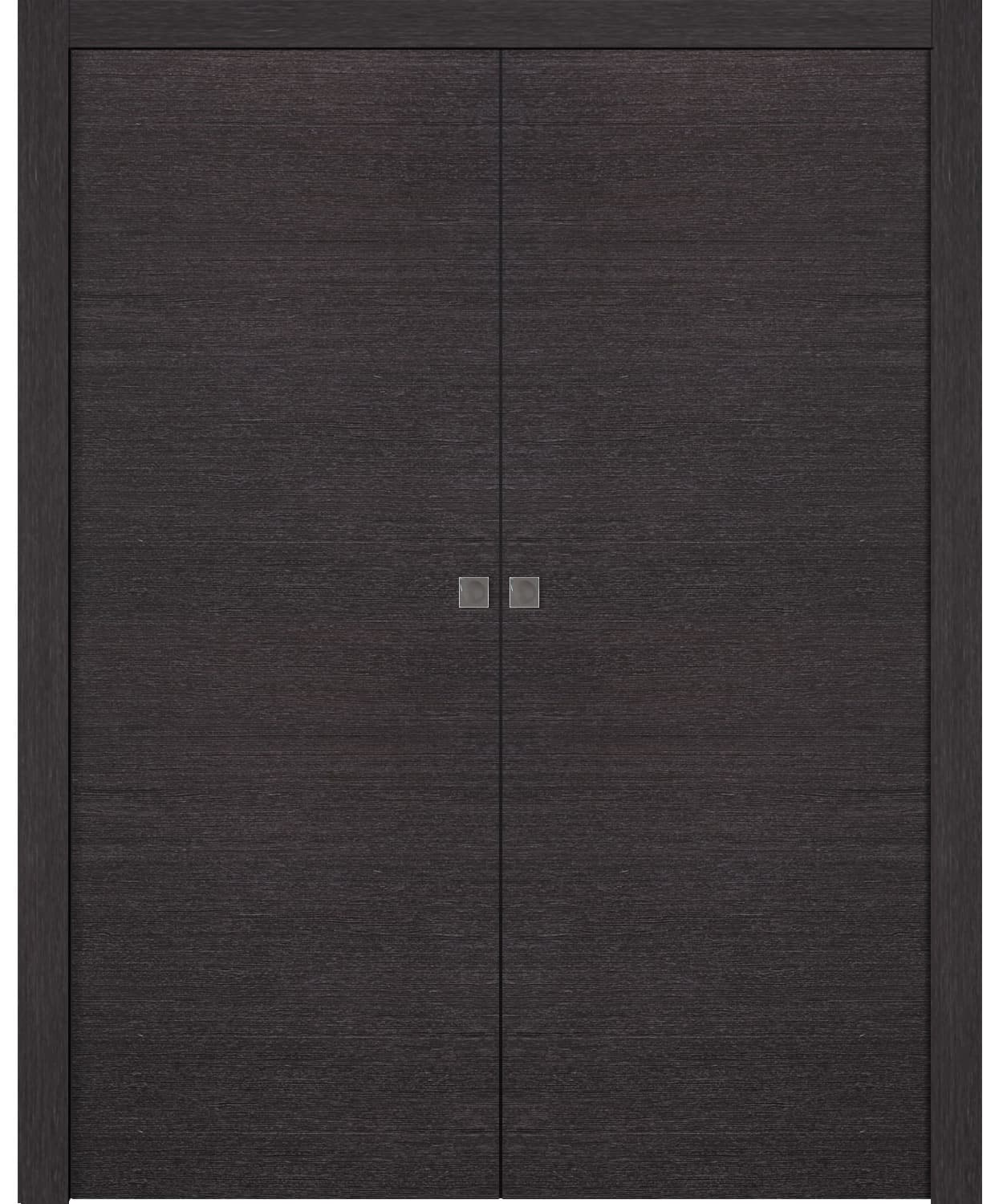 AVANTI BLACK APRICOT DOUBLE POCKET BELLDINNI MODERN INTERIOR DOOR - 1