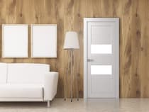 DESSA VETRO BIANCO NOBLE BARN BELLDINNI MODERN INTERIOR DOOR - 8