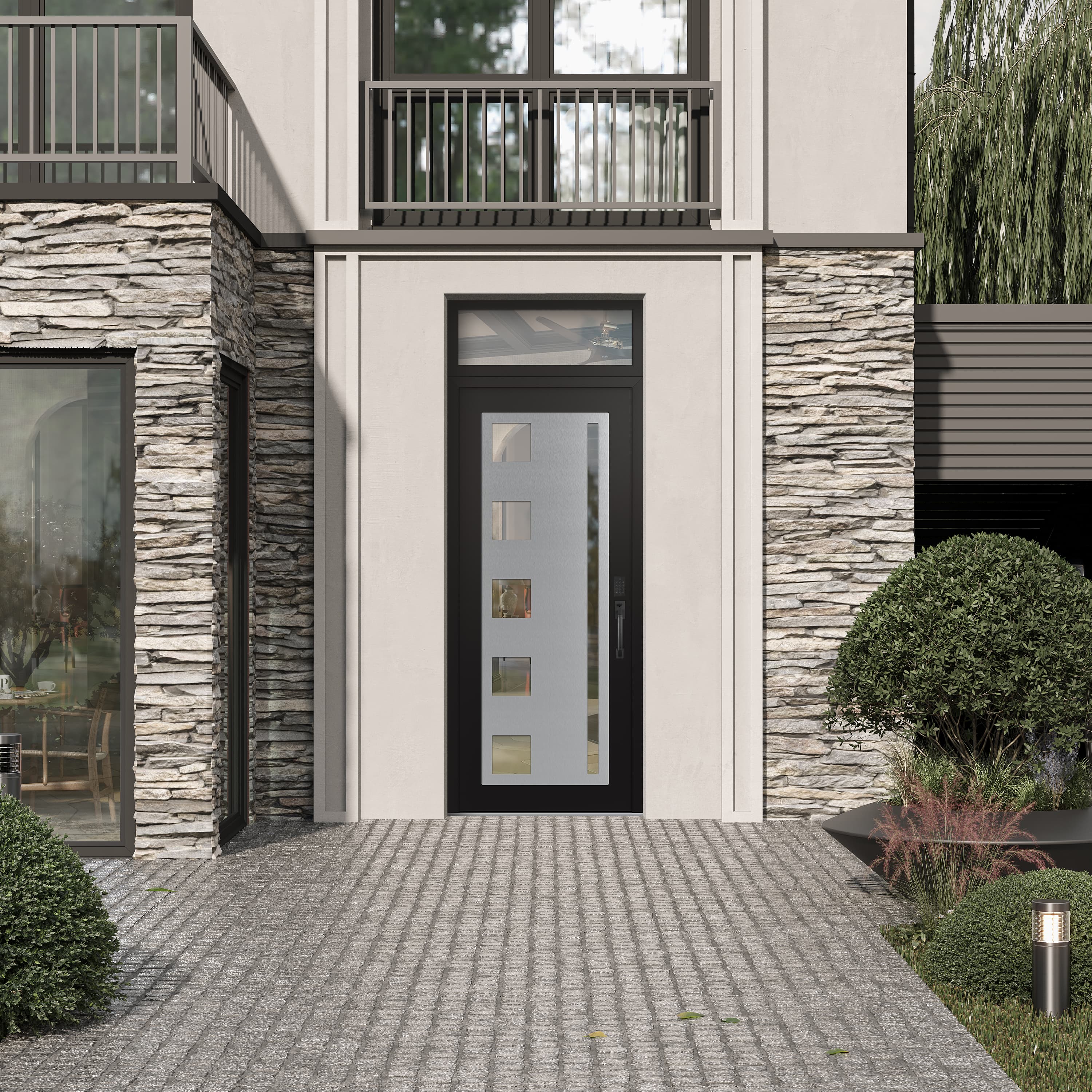 Modern Steel Front Door Diamond C3 - 4