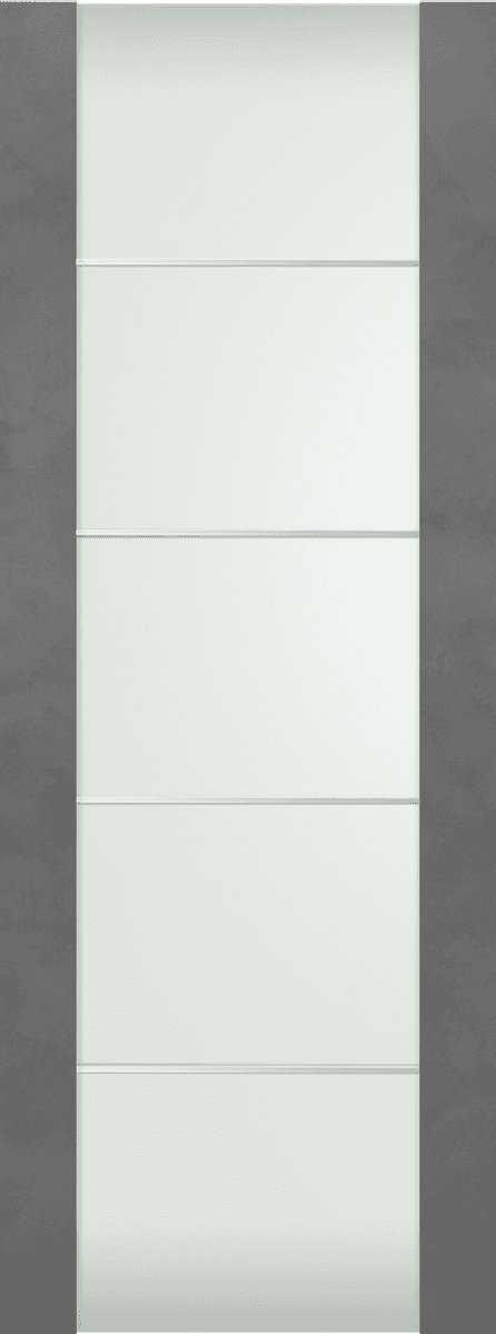 AVON 202 4H VETRO DARK URBAN BARN BELLDINNI MODERN INTERIOR DOOR - 2