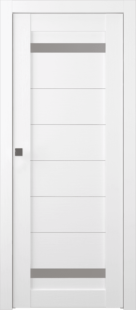 PERLA VETRO BIANCO NOBLE POCKET BELLDINNI MODERN INTERIOR DOOR - 1