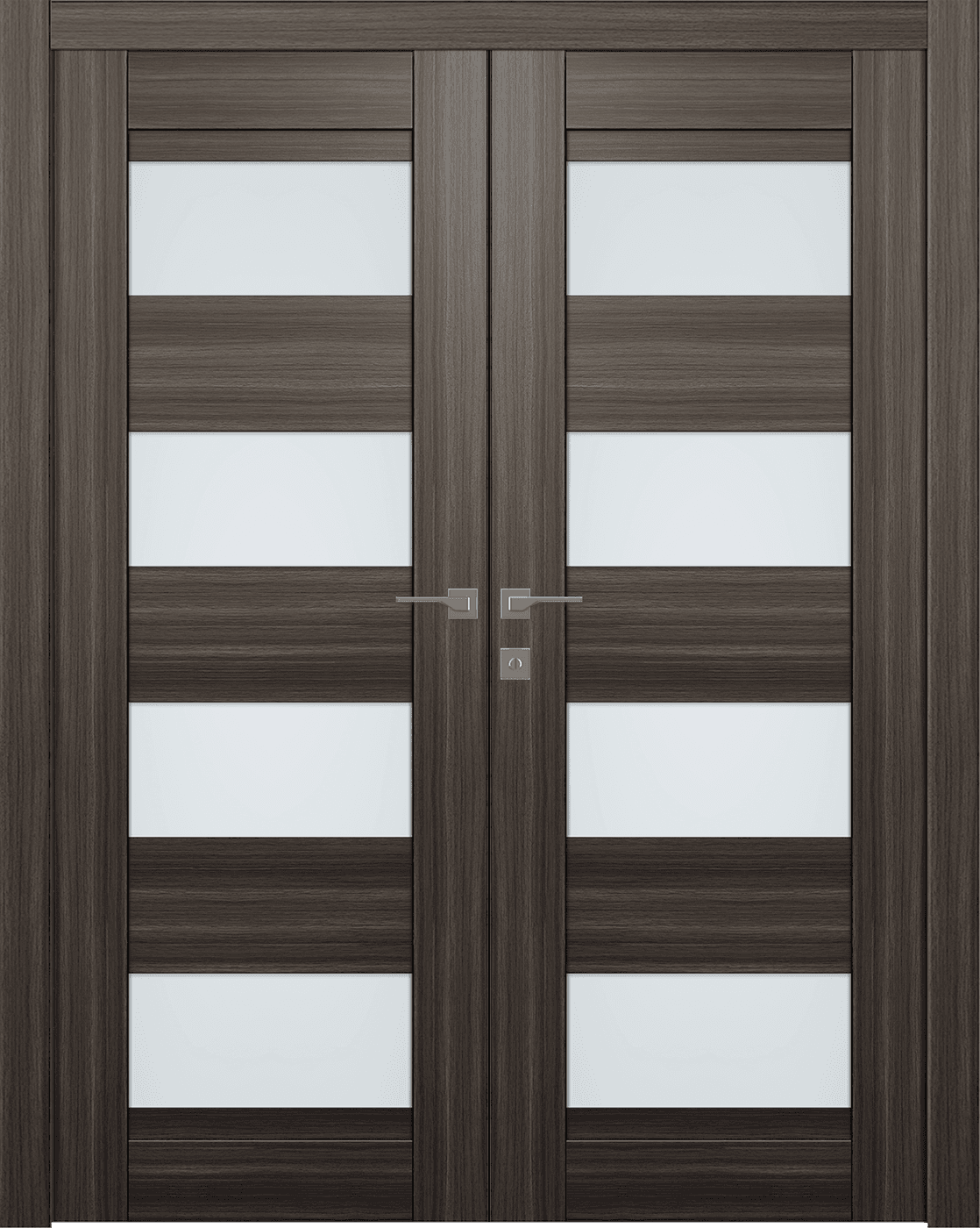 DELLA VETRO GRAY OAK CLOSET BELLDINNI MODERN INTERIOR DOOR - 1