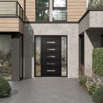 Modern Steel Front Door Diamond D9 - 8