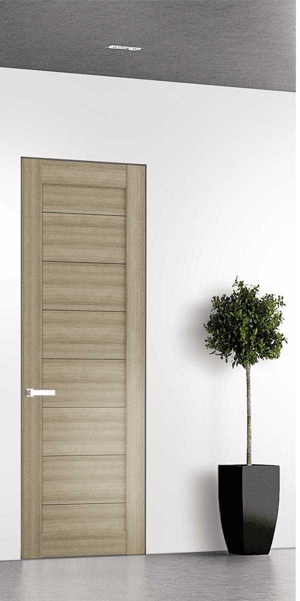 ERMI SHAMBOR INVISIBLE METAL FRAME BELLDINNI MODERN INTERIOR DOOR - 1