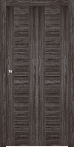 ERMI GRAY OAK BI-FOLD BELLDINNI MODERN INTERIOR DOOR - 5