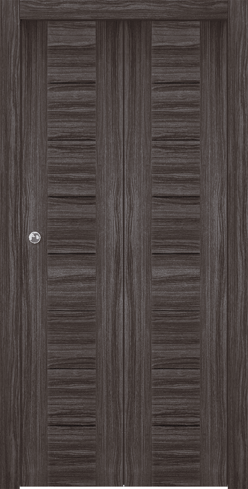 ERMI GRAY OAK BI-FOLD BELLDINNI MODERN INTERIOR DOOR - 5