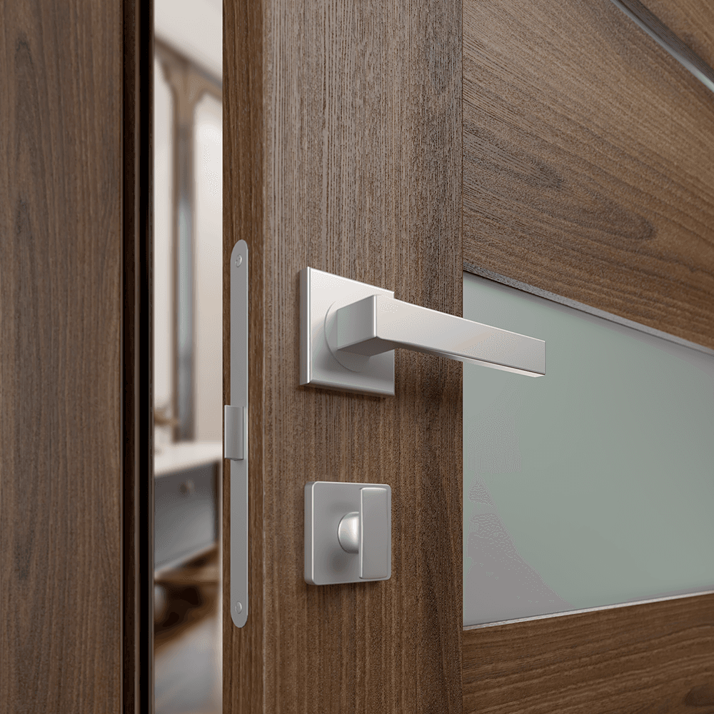 AVON 07-06 VETRO PECAN NUTWOOD CLOSET DOORS BELLDINNI MODERN INTERIOR DOOR - 2