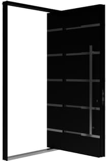 Single pivot metal-aluminum modern exterior door Axis 1115 - 7