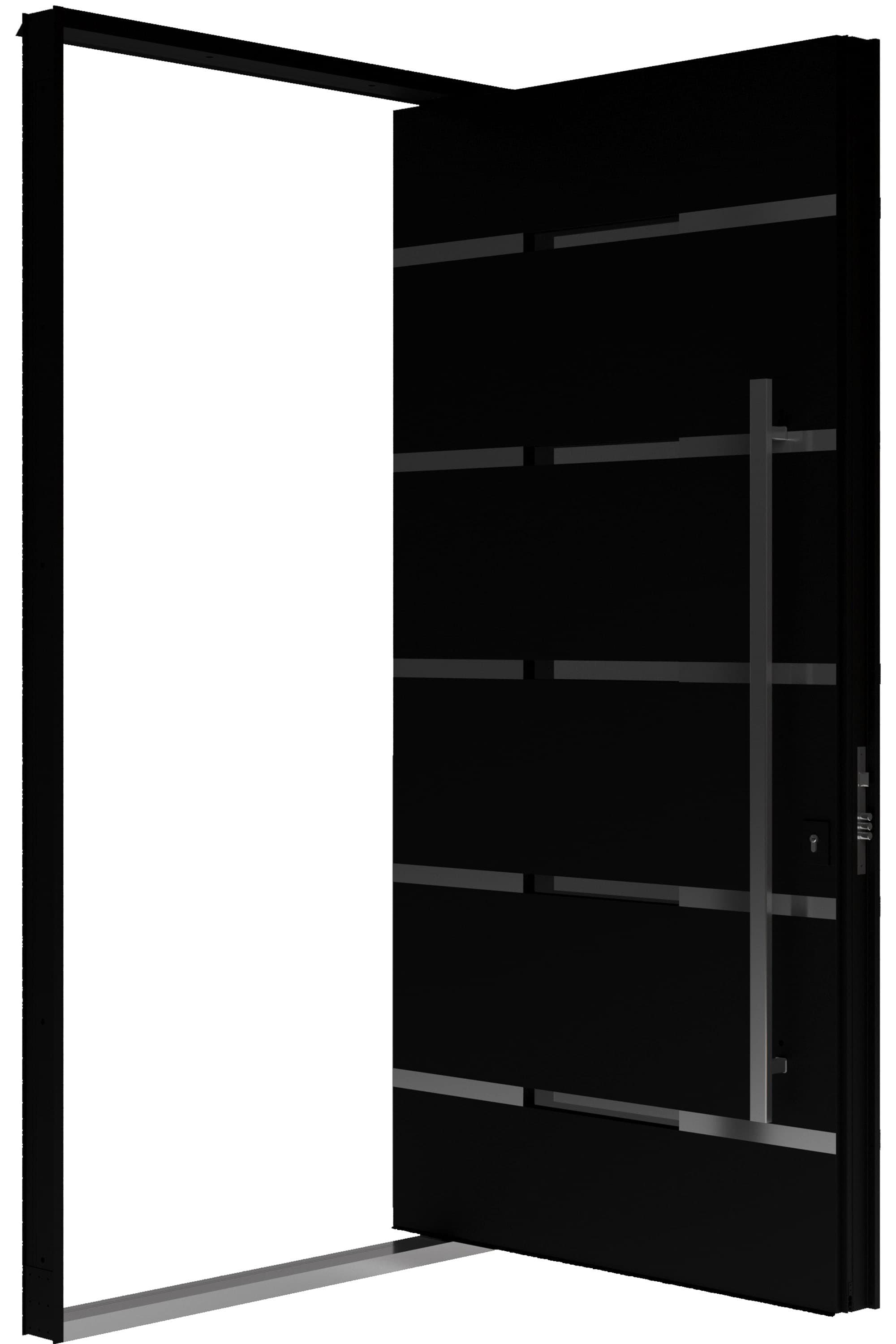 Single pivot metal-aluminum modern exterior door Axis 1115 - 7