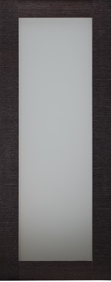 AVANTI 207 VETRO BLACK APRICOT SLAB BELLDINNI MODERN INTERIOR DOOR - 1