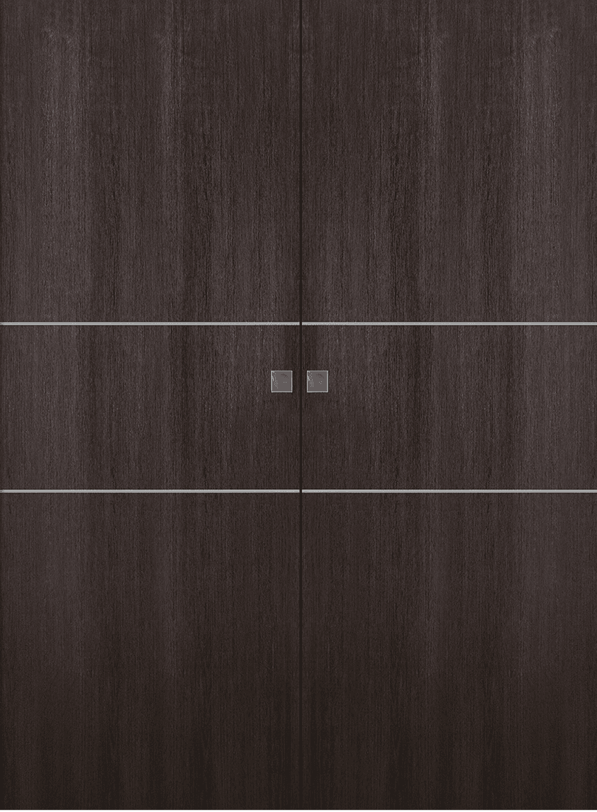 OPTIMA 2H VERALINGA OAK DOUBLE MAGIC BELLDINNI MODERN INTERIOR DOOR - 1